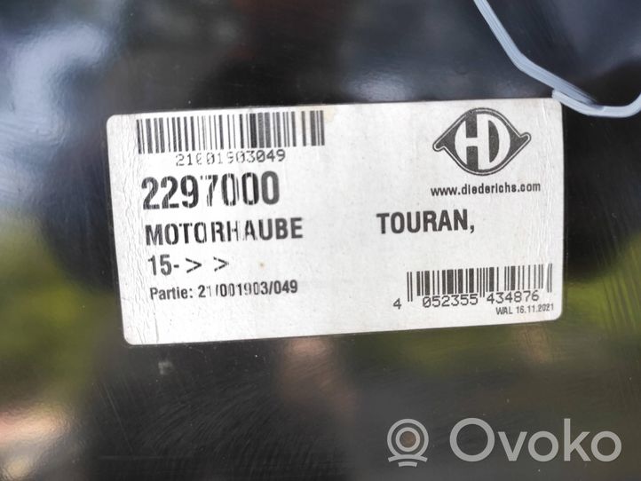Volkswagen Touran III Couvercle, capot moteur 2297000
