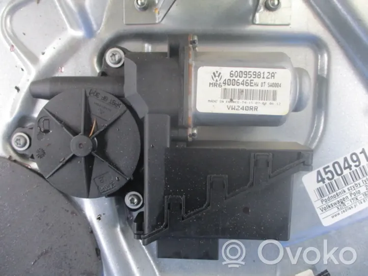 Volkswagen Polo Mécanisme lève-vitre de porte arrière avec moteur 6Q6839756