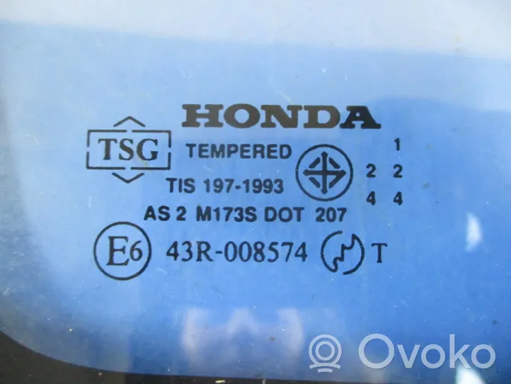 Honda City Vetro del deflettore della portiera anteriore - quattro porte 