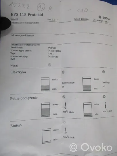 Mercedes-Benz 306 Wtryskiwacz paliwa 9635196580