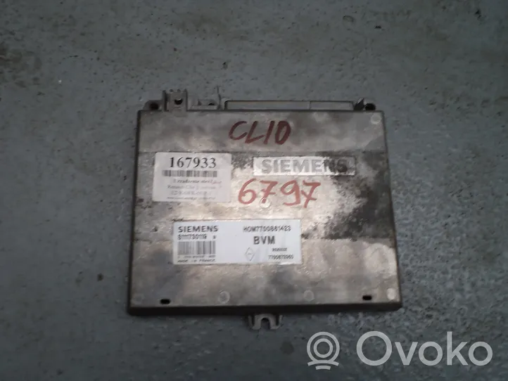 Renault Clio I Unité de commande, module ECU de moteur 