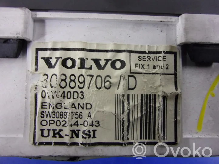 Volvo S40, V40 Nopeusmittari (mittaristo) 30889706
