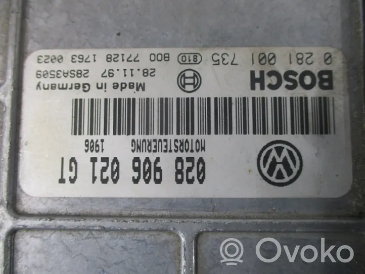 Volkswagen Sharan Centralina/modulo motore ECU 028906021GT