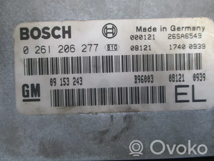 Opel Vectra B Engine control unit/module ECU 09153243