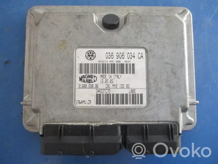 Audi A2 Unité de commande, module ECU de moteur 036906034CA