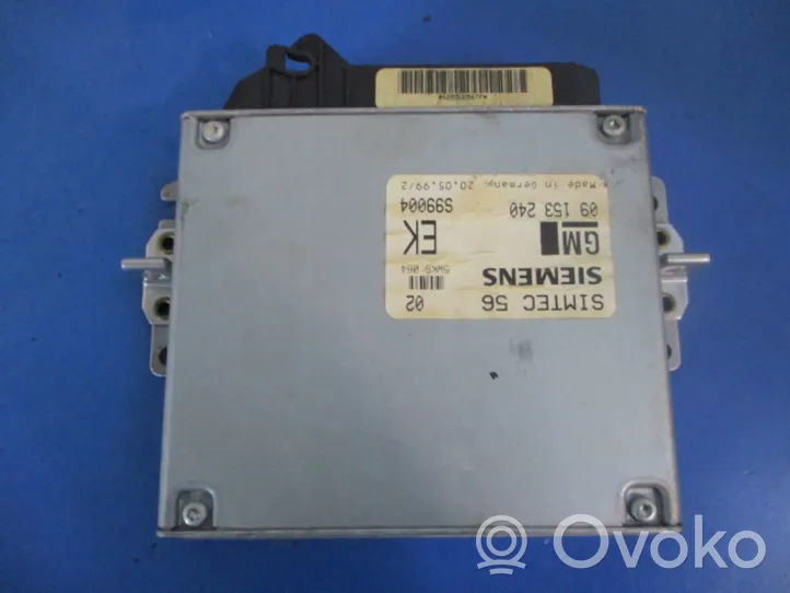 Opel Vectra B Unité de commande, module ECU de moteur 09153240