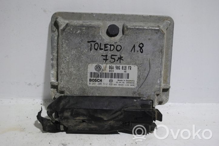 Seat Toledo I (1L) Calculateur moteur ECU 06A906018FR