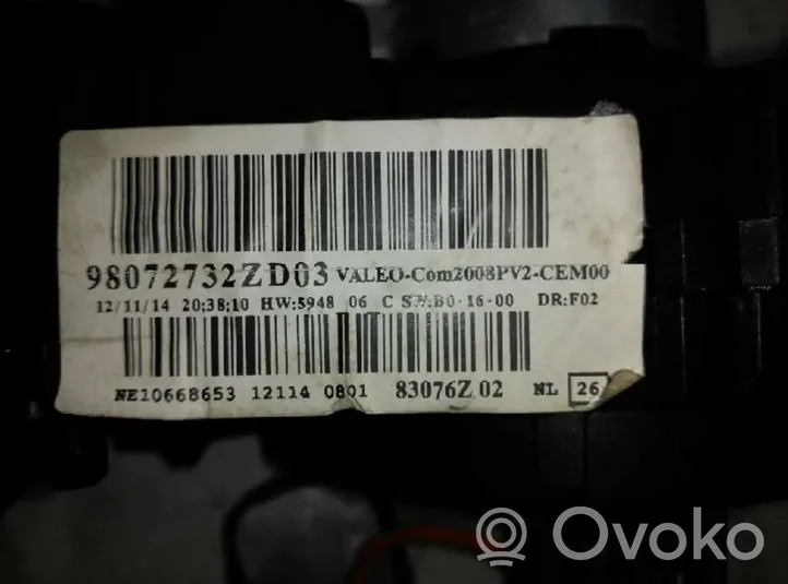 Peugeot 308 Przycisk / Pokrętło regulacji oświetlenia deski rozdzielczej 98035106XT