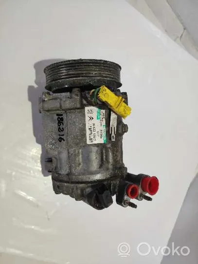Peugeot 607 Kompresor / Sprężarka klimatyzacji A/C 9663315680