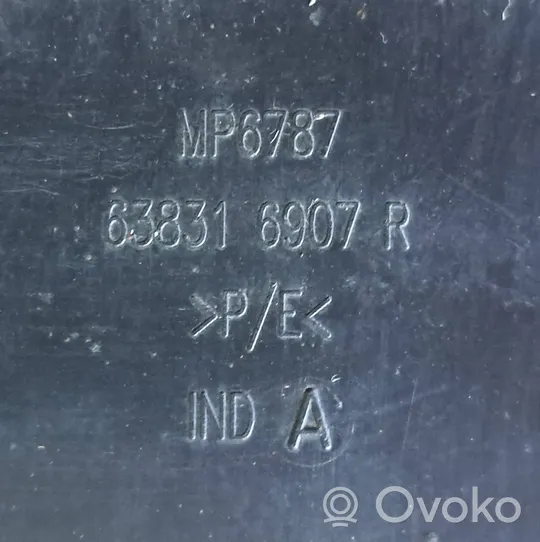 Dacia Dokker Other engine bay part 638316907R