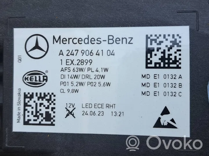 Mercedes-Benz GLA H247 Faro/fanale A2479064104