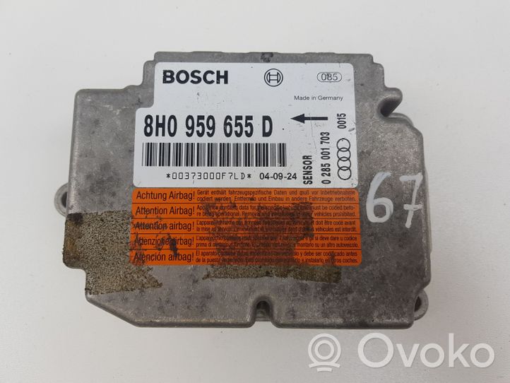 Audi A4 S4 B6 8E 8H Module de contrôle airbag 