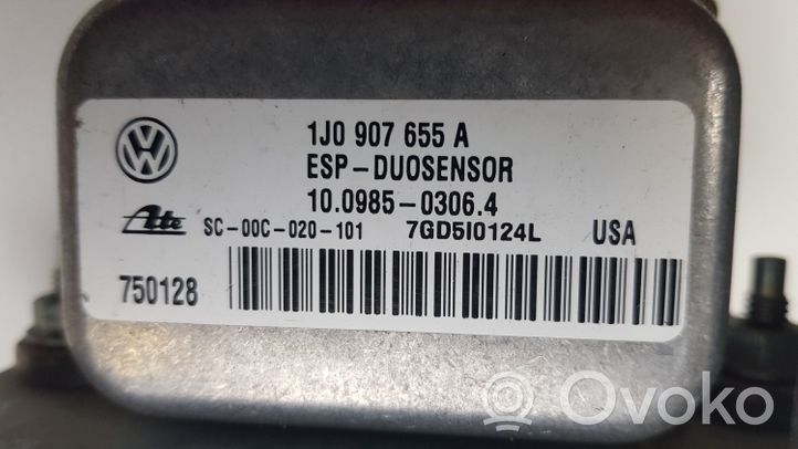 Volkswagen New Beetle ESP acceleration yaw rate sensor 