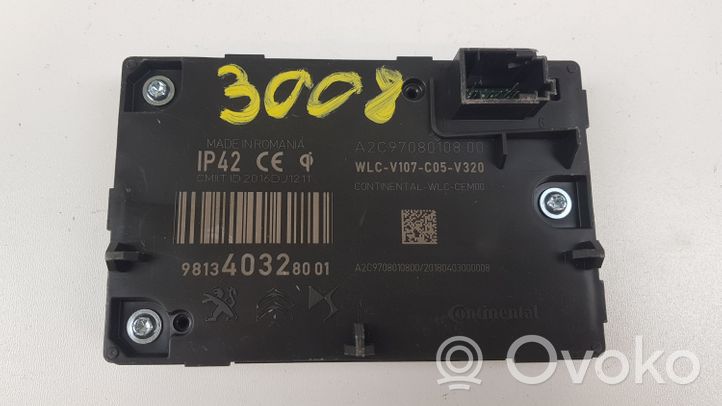 Peugeot 3008 II Module de charge sans fil 