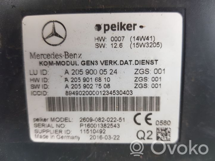 Mercedes-Benz A W176 Bluetooth modulis 