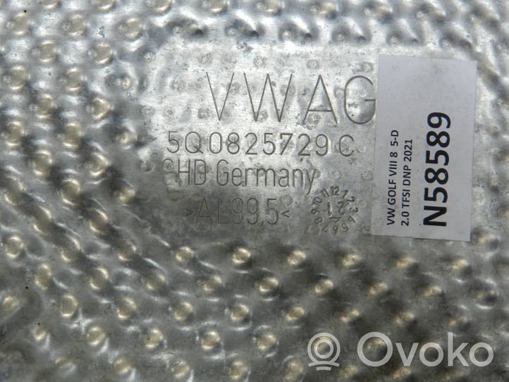 Volkswagen Golf VIII Bouclier thermique d'échappement 5Q0825729C