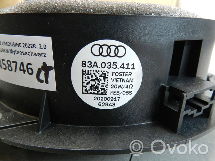 Audi A3 8Y Takaoven kaiutin 83A035411