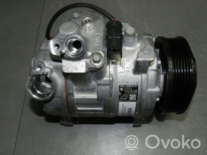 BMW X3 F25 Klimakompressor Pumpe 9396722