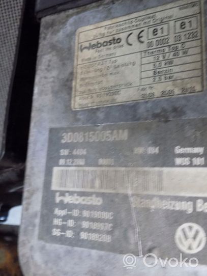 Volkswagen Phaeton Webasto-lisäesilämmitin 3D0815005AM