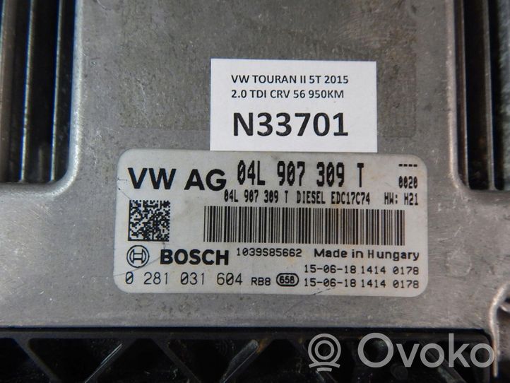 Volkswagen Touran III Calculateur moteur ECU 04L907309T
