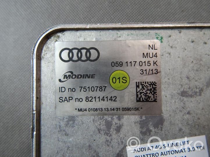 Audi A7 S7 4G Variklio tepalo radiatorius 059117015K