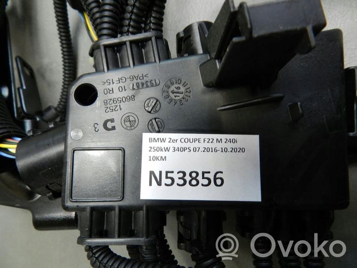 BMW 2 F22 F23 Faisceau de câblage pour moteur 863166409