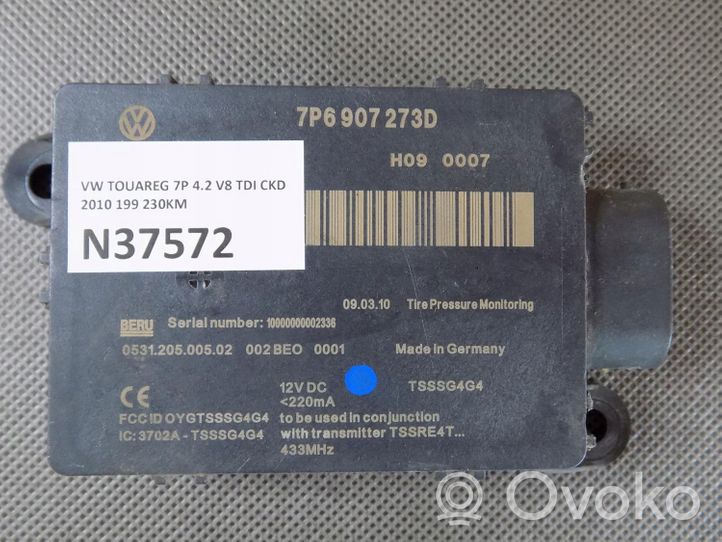 Volkswagen Touareg II Sensore di pressione dello pneumatico 7P6907273D