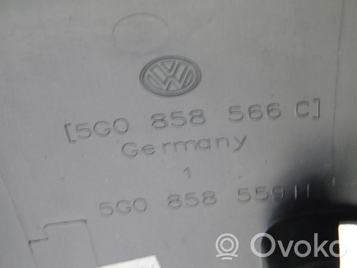 Volkswagen Golf Sportsvan Elementy poszycia kolumny kierowniczej 5G0858566C