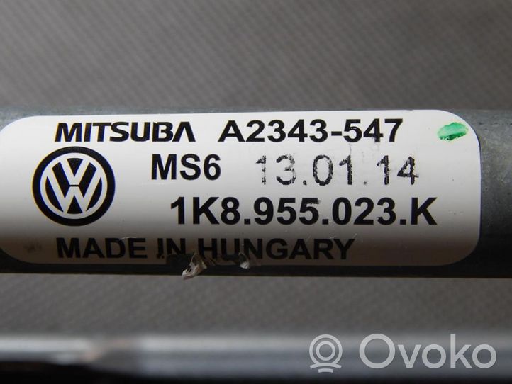 Volkswagen Scirocco Mechanizm i silniczek wycieraczek szyby przedniej / czołowej 1K8955023K