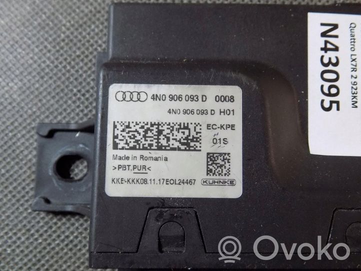 Audi A8 S8 D5 Unité de commande / module de pompe à carburant 4N0906093D