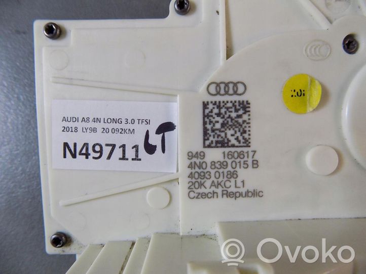 Audi A8 S8 D5 Zamek drzwi tylnych 4N0839015B