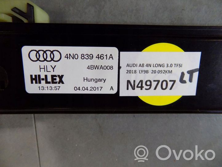 Audi A8 S8 D5 Alzacristalli della portiera posteriore con motorino 4N0839461A