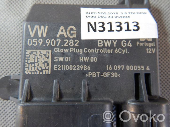Audi Q5 SQ5 Glow plug pre-heat relay 059907282