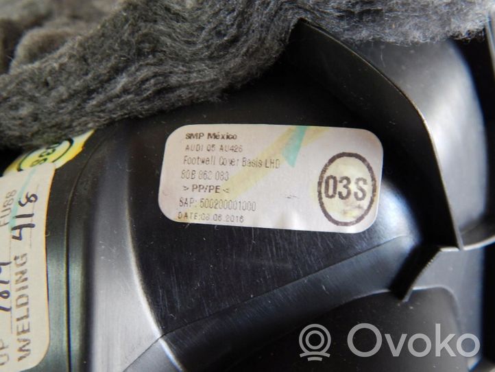 Audi Q5 SQ5 Garniture panneau inférieur de tableau de bord 80B863083