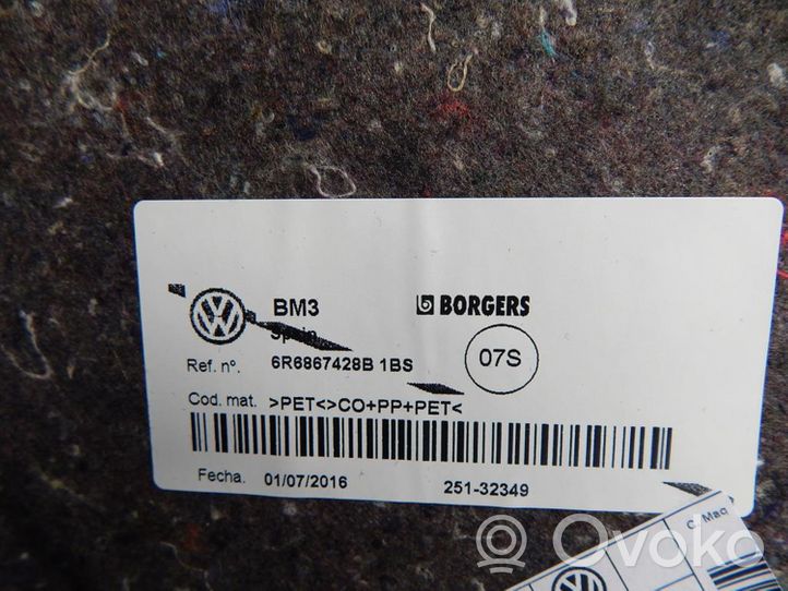 Volkswagen Polo V 6R Panneau, garniture de coffre latérale 