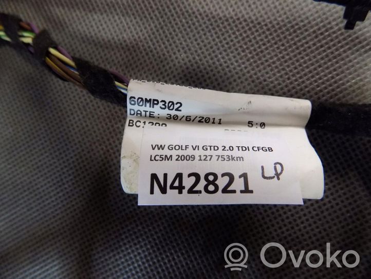 Volkswagen Golf VI Cablaggio porta anteriore 5K3971120CN