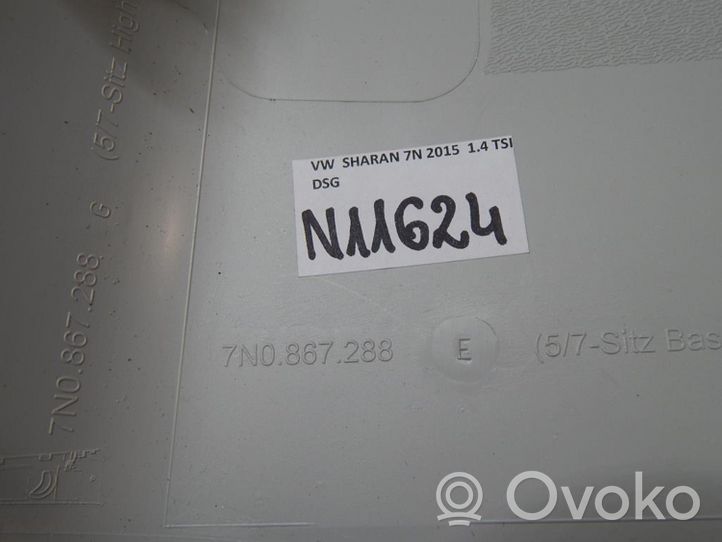 Volkswagen Sharan Osłona środkowa słupka / C 7N0867288E