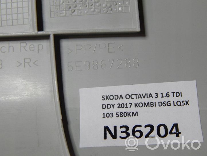 Skoda Octavia Mk3 (5E) (C) garniture de pilier 5E9867288