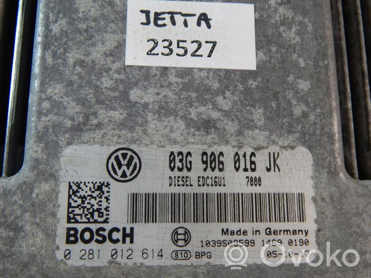 Volkswagen Jetta V Moottorin ohjainlaite/moduuli 03G906016JK