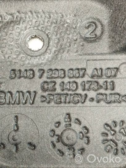 BMW X1 F48 F49 Kita centrinė konsolės (tunelio) detalė 7298867