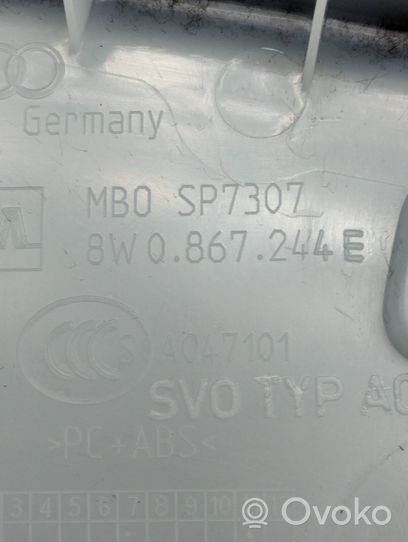 Audi A4 S4 B9 8W B-pilarin verhoilu (yläosa) 8W0867244E