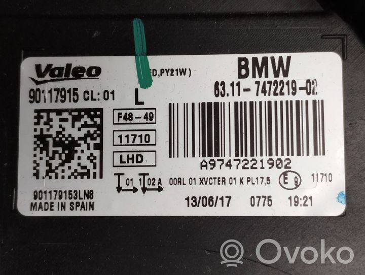 BMW X1 F48 F49 Kit de repuestos delanteros 7472219