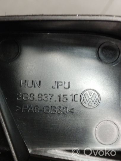 Volkswagen Arteon Inne części wnętrza samochodu 3G8837151C