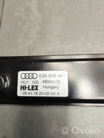 Audi Q3 F3 Regulador de puerta trasera con motor 83A839461