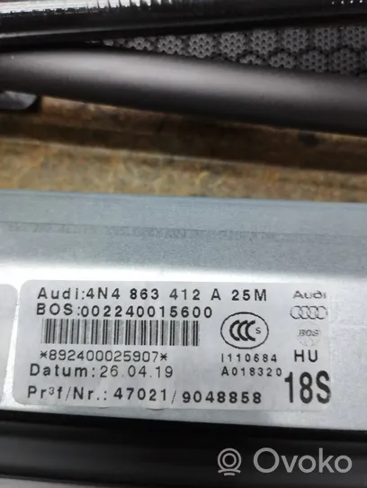 Audi A8 S8 D5 Roleta elektryczna przeciwsłoneczna tylnej szyby 4N4863412A