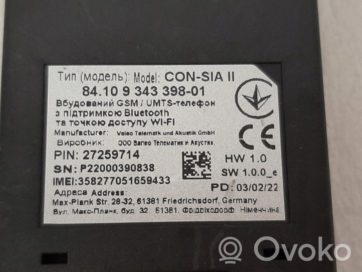 BMW 7 G11 G12 Moduł / Sterownik Bluetooth 9343398