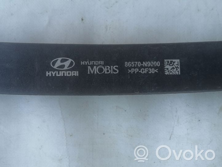 Hyundai Tucson TL Listón embellecedor del parachoques delantero 86570N9000