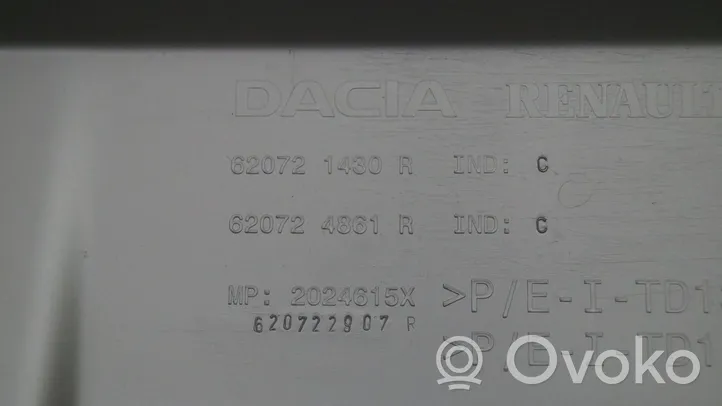 Dacia Duster II Modanatura separatore del paraurti anteriore 