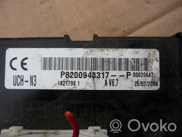 Renault Trafic I Unité de commande, module ECU de moteur 