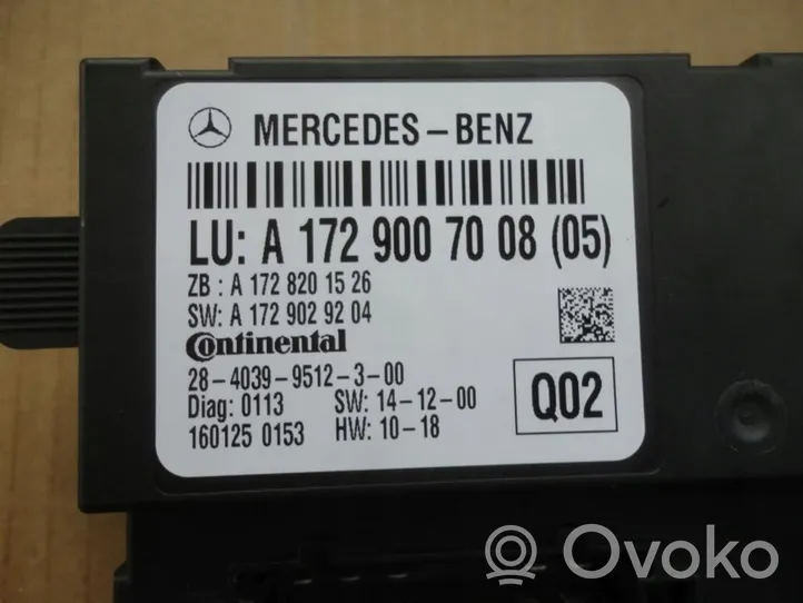Mercedes-Benz SLK R172 Inne komputery / moduły / sterowniki A1729007008